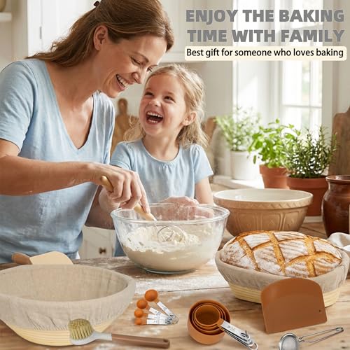 LOCONHA Sourdough Starter Kit, Sourdough Bread Baking Supplies Making Tools