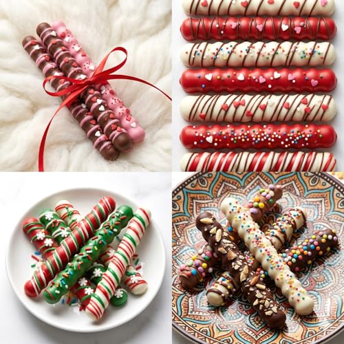 1Pcs Non-stick Pretzel Silicone Mold, Chocolate Silicone Strip Molds