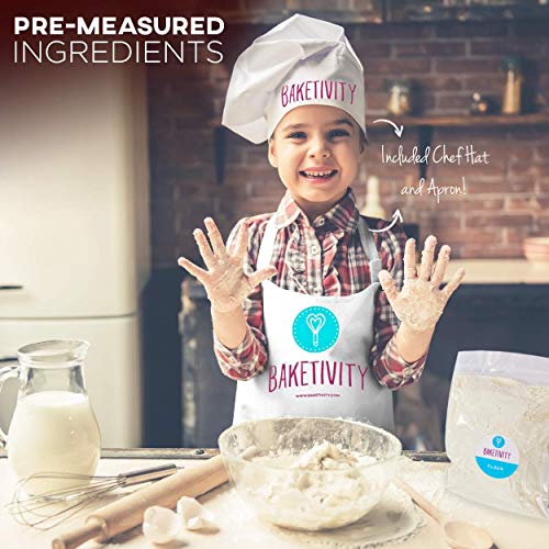 Baketivity Bug Cupcakes Kids Baking Kit with Pre-Measured Ingredients - color: Bugs