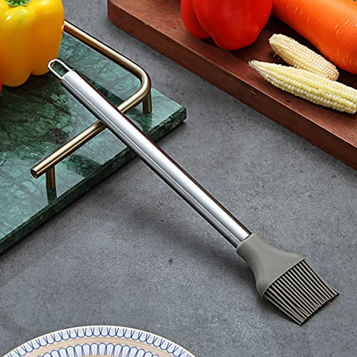 Berglander Basting Brush, Non-stick Silicone Kitchen Brush For Cooking, Barbeque Brush, Pastry Brush, BBQ Brush, Dishwasher Safe, Easy to Clean - style: l. Brush