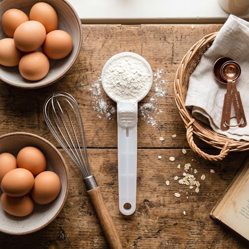 Adjustable Measuring Scoop and Coffee Spoon with Bag Clip