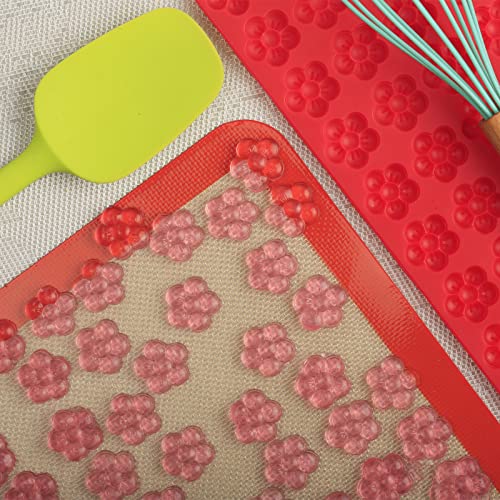 Flower Silicone Mold, Small Plum Blossom Shaped, 70 Cavities - color: Flower