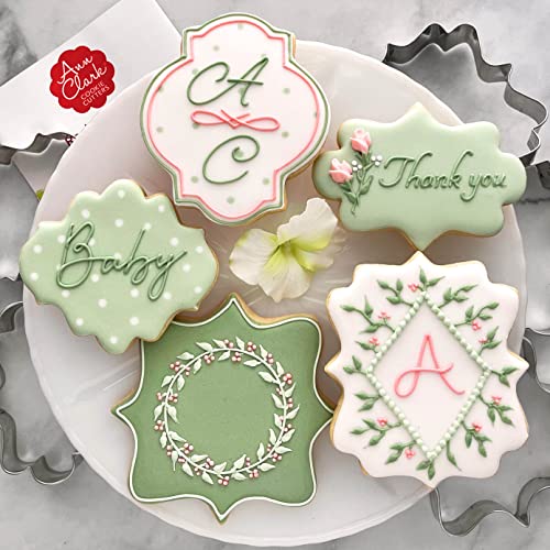 Ann Clark Plaques & Frames Cookie Cutter Set of 5, Made in USA