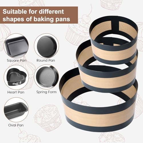 3 Set Silicone Baking Mat for Springform Pan, 4" 7" 9" Nonstick Pan Liners for Baking, Reusable Silicone Cheesecake Pan Protector, Silicone Springform Pan Liner Baking Mats