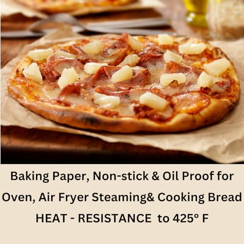 6x6 Inch Natural Parchment Paper Squares 200 Sheets | Made is USA | Worthy Liners Non-Stick Precut Baking Parchment, Perfect for baking and cooking - size: 6"x6"