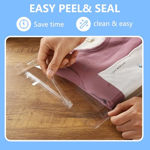 iMailer 200 Count 8" x 10" Self Sealing Cellophane Bags - size: 8x10 Inch (Pack of 200)