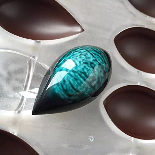 Polycarbonate Chocolate Mold DIY Candy Mould Clear Hard Plastic Bakeware Pastry Tools Drip (19388) - color: 14