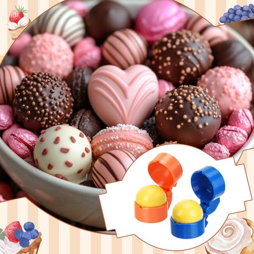 2 Pcs Large-sized Round Cake Pop Mold Press Set, Circle Cake Pop - color: Round, size: Large