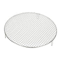 uxcell 15 Inch Round Cooking Rack, Stainless Steel Canning Racks with Legs, Barbecue Mesh Grill for Baking Cooling Steaming Cookware - size: 15 Inch