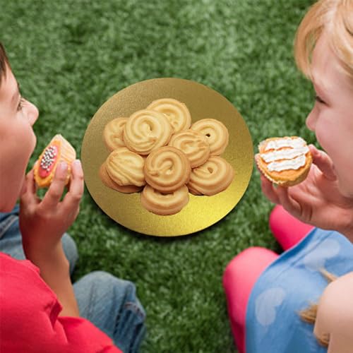 3 Pack Cake Boards Golden Round Cake Circles