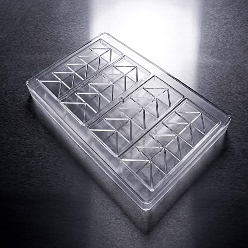Polycarbonate Chocolate Bar Mold - Luxury Design - 46mL 20 piece