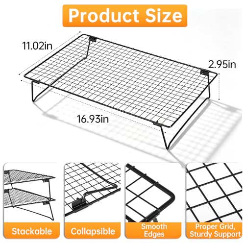 Cooling Racks for Cooking and Baking, Sourdough Bread Cooling Rack, 2PCS