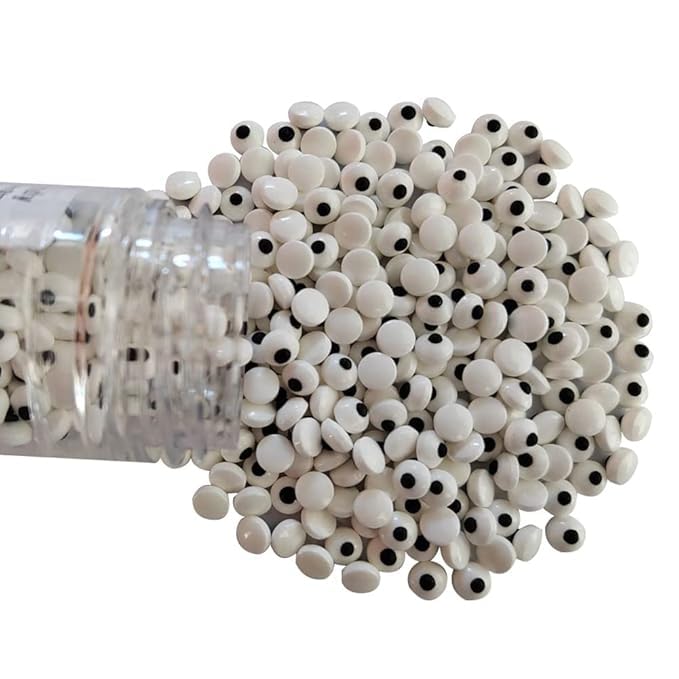Sarah's Candy Factory Candy Eyes Eyeballs Mini Size 7mm/0.3 inches 3.1 Oz
