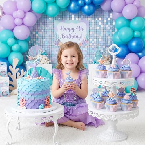 200PCS Gradient Cupcake Liners Blue Pink Ombre Paper Baking Cups Mermaid Themed Muffin Cupcake Wrappers for Bridal Shower Wedding Baby Shower Gender Reveal Birthday Party Cake Decor - style: 200 Counts