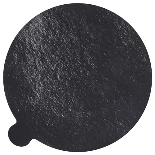 Round Cake Board | Gold & Black Corrugated Cardboard | 5 Inch | 50 Pack