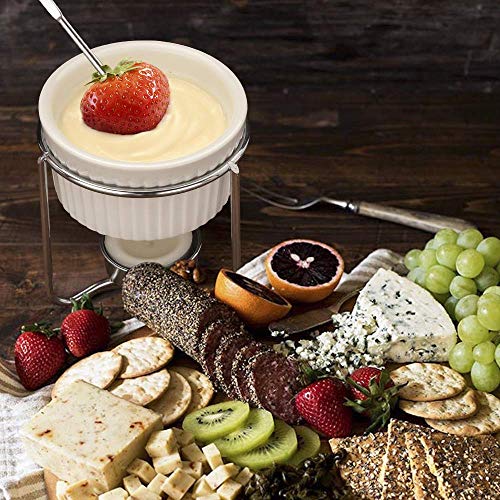 Ceramic Butter Warmers for Seafood, Butter Melter Set of 2