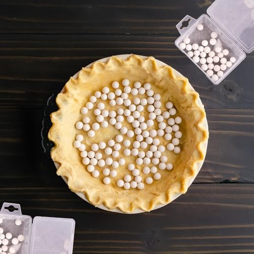 Mrs. Anderson's Baking Ceramic Pie Crust Weights, 270 Count, Natural Stoneware, For Blind Baking Pie Crusts And Tart Shells With Even Baking Results - size: Set of 2, Ceramic