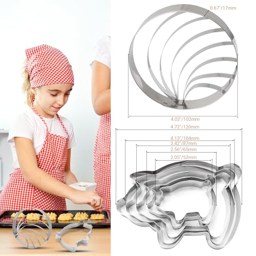 Biscuit Cutting Machine Set - 5 Sizes Pig Cookie Cutter - color: Pig Cookie Cutter