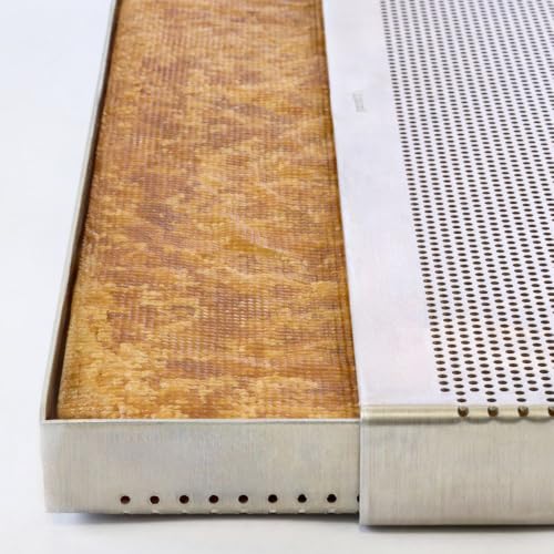 Pavoni Aluminum Micro-Perforated Puff Pastry Tray Kit 24" x 16" x 0.4" High - size: 24x16 x 0.4"H