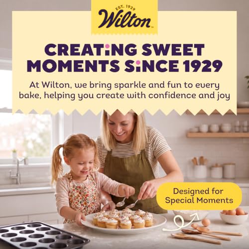 Wilton Gold Non-Stick Muffin Pan, Made Without PFAS, 12-Cup - size: Standart: 10.5 x 15 x 2 in. 12-cup pan