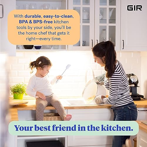 GIR: 5-Piece Silicone Ultimate Kitchen Utensils Set – Studio White - color: Studio White, size: 5 - Piece Set