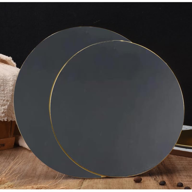 JIYIXhylera12 inch Cakeboard Round,Disposable Cake Circle Base Boards Pizza Plate,Food-Graded Cardboard Cake Rounds Cake Base,Waterproof and Oil-Proof for Cake DIY, Dessert and Crafts Display - color: 20pcs Black