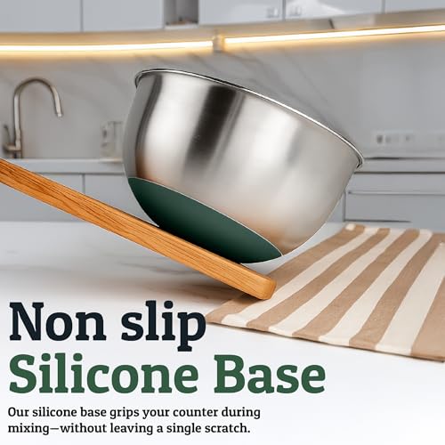 28pc Stainless Steel Mixing Bowls with Lids Set, 1.5-5 Qt, Green - color: Utensils - Green