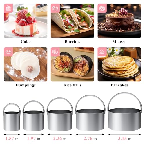 Biscuit Cutter, Stainless Steel Flour Sifter, Pastry Cutter Set - size: 4 set sifter