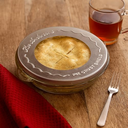 Mrs. Anderson's Baking Individual Pie Crust Protector Shields, Set Of 4, For Mini Pies And Pot Pies, Fits Up To 5-Inch Pie Plates, Prevents Over-Browning And Spills - style: Original Mini, 5-Inch, Set/4