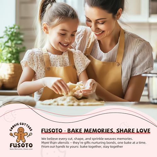 FUSOTO 6PCS Oval Cookie Cutter Set - Oval Shaped, 1.5-4 Inch - color: Ellipse