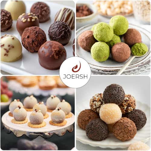 JOERSH Mini Semi Sphere Silicone Chocolate Molds, 2Pcs, 24-Cavity - color: 24 Mini (2 Pack)