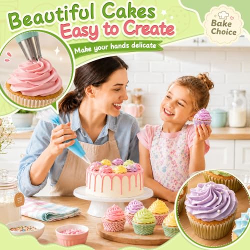 Hendiy 14pcs Large Piping Tips Set, Stainless Steel