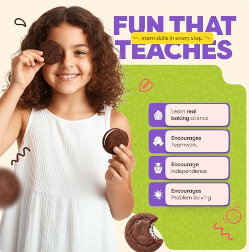 Baketivity Whoopie Pie Kids Baking Kit with Pre-Measured Ingredients - color: Delicious Whoopiepie