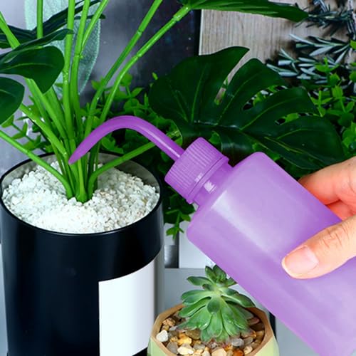 Wash Bottles - 2pcs 250ml Safety Watering Tools, Economy Plastic Squeeze Bottle, Medical Label Green Soap Cleaning, Washing Tool (Purple) - color: Purple