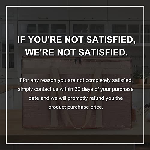 Bodaon XXX-Large Commercial Food Delivery Insulation Bag, Gold, 1-Pack - color: Gold, size: XXX-Large