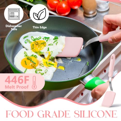 Small Silicone Spatula Mini Silicone Cookie Spatula, Pink - color: Pink, size: Small