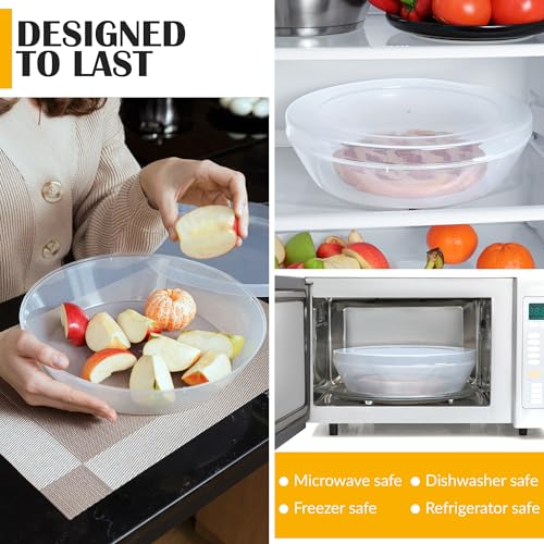 2 Pack Pie Carrier with Airtight Lid - Transport Pie Container, Storage