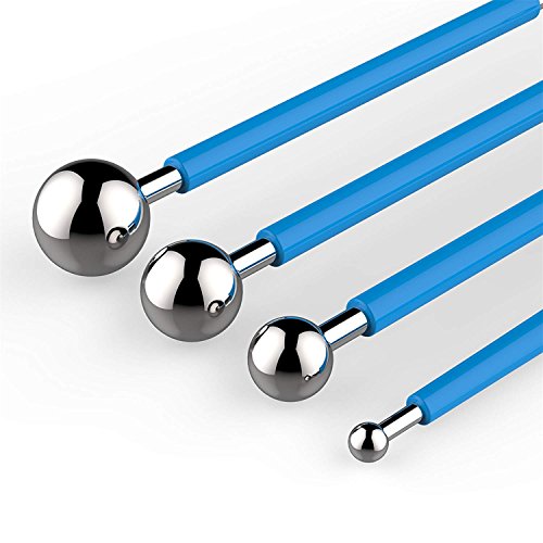 13PCS Fondant Tool, Cake Decorating Hand Tool, Double Head Metal Ball, Gum Paste Modeling Tools