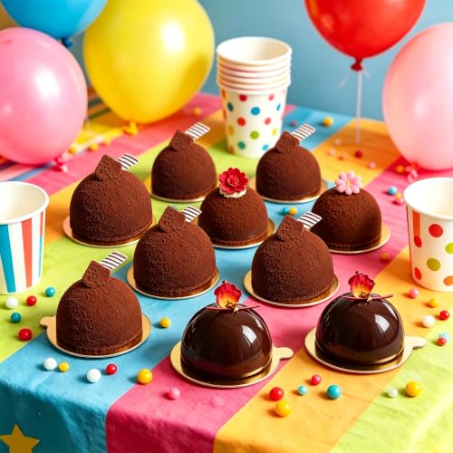 3D Ball Silicone Molds for Baking Mousse Cake, Silicone Baking Molds