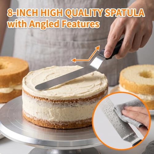 Springform Pan Set, 9 Inch with 50 Liners and Spatula
