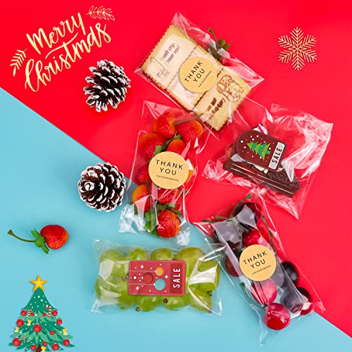 NEOACT 600 Pcs Small Cellophane Bags 3x5,Clear Resealable Cellophane,Self Sealing Bags for Candy Bakery Snacks Cookie Jewelry,Cello Bag for Party Decorative Gift - size: 600 Count (3"x5")
