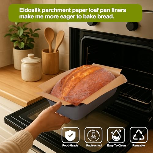Unbleached Parchment Paper Loaf Pan Liner - Precut 9''x5'' Non-Stick, Fits 8.5''x4.5''/10''x5'' Loaf Pans, Heat-Resistant 430°F BPA-Free Food-Safe for Bread Baking (100 Pcs) - size: 9x5 inches - 100 pieces Paper