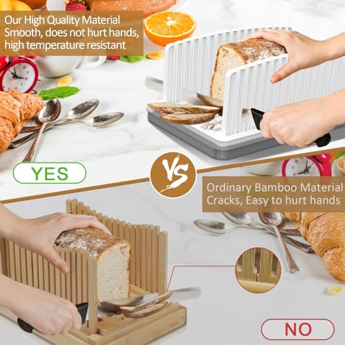 Kiss Core New Upgrade Bread Slicer for Homemade Bread with Adjustable Width - style: Bread Slicer