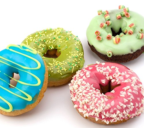 Webake Donut Pan Non-stick Mini Donut Tray Heavy Gauge 2.8 Inch Doughnut Pans for Baking 12-Cavity - size: 2.8 Inch Donut (Pack of 1)