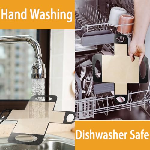 Silicone Bread Sling Mat - Reusable Sourdough Bread Making Loaf Pan Lifter Liner Non-stick & Easy Clean Dough Transfer Mats with 4 Handles Fits for 9x5" or 1.5lb Loaf Pans - color: 2Pcs Black