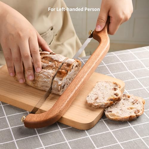 Uprichya Bread Knife for Homemade Bread Sourdough, Bread Slicer，Left-Handed - style: left hand