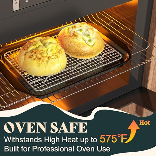 Cooling Racks 8.5 x12 in, Tight-Wire Stainless Steel Baking Rack 1-Pack - size: 8.5"x12"-1 Pack
