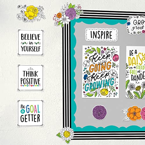 CTP Positive Mindset 10 in Cutouts, Growth Mindset Classroom Decor Set - color: Positive Mindset