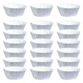 200 Pcs Foil Metallic Baking Cups Mini Cupcake Liners Small Muffin Paper Cases Mini Paper Muffin Liners Cupcake Wrappers Silver - color: Silver