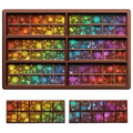 Christmas Snowflake Candy Molds Holographic Chocolate Mold Silicone - color: Snowflake, style: Square